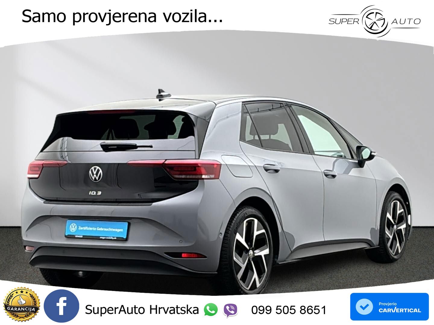 Volkswagen ID.3 Pro 62 kWh (204 KS) LED+GR SJED+ACC