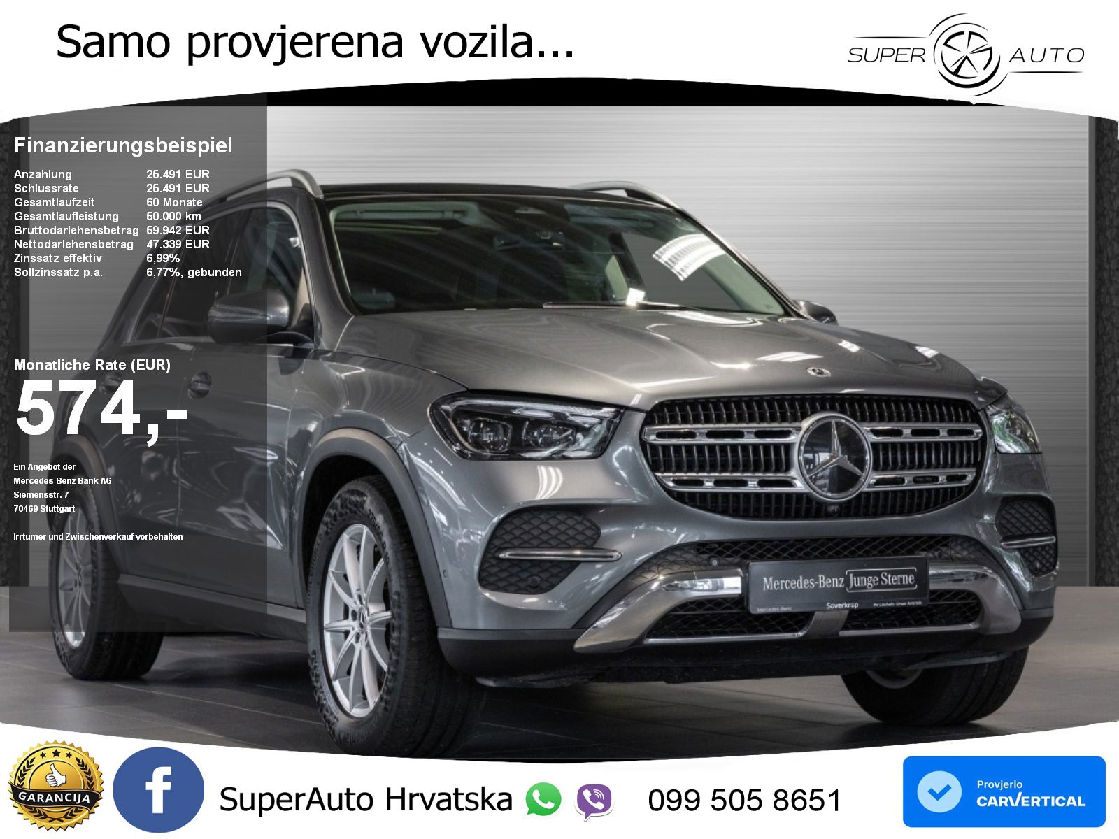 Mercedes GLE 300d (269 KS) EQ Boost 4MATIC 9G-TRONIC