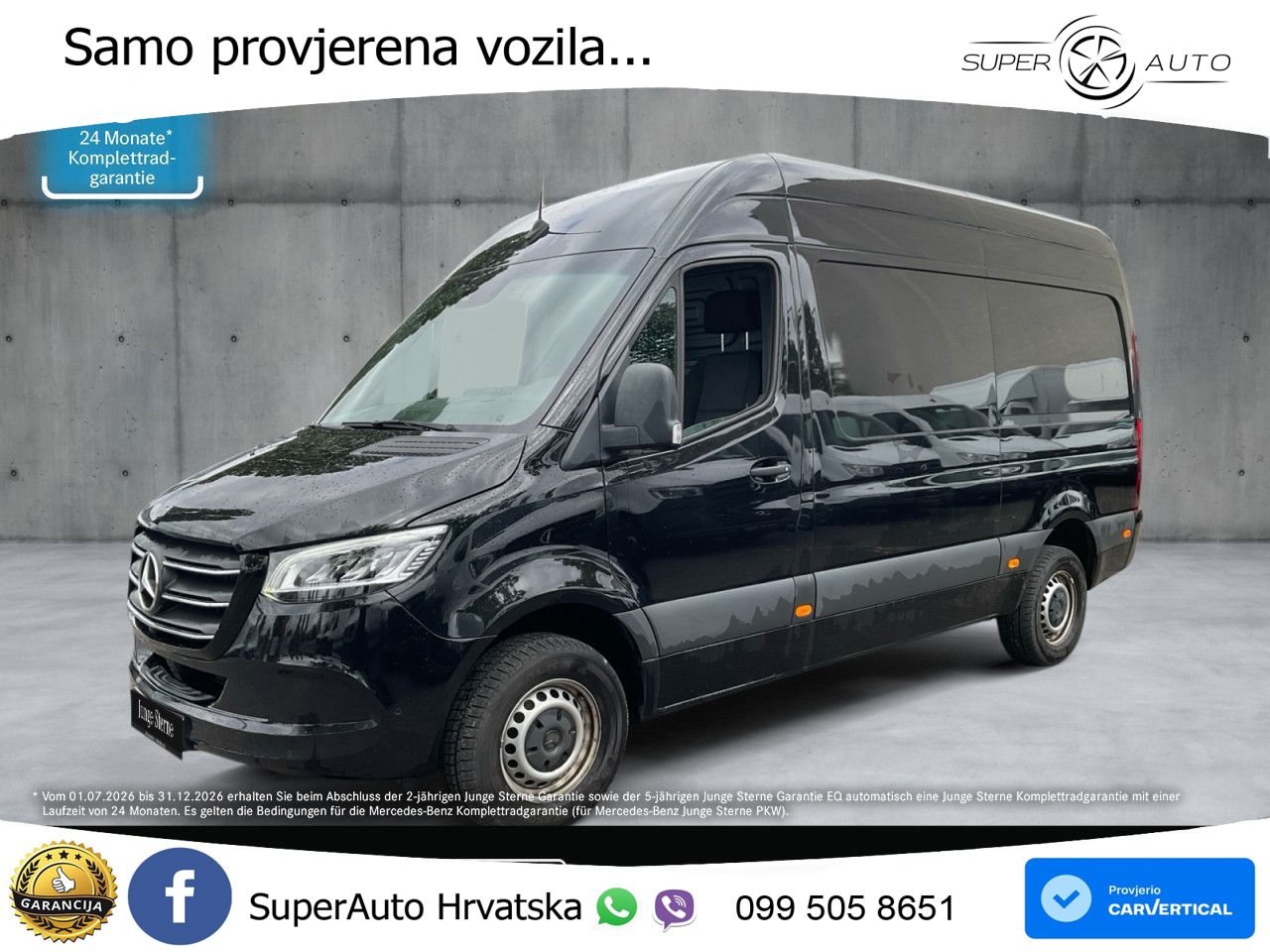 Mercedes-Benz Sprinter 190 KS LED+GR SJED+ACC