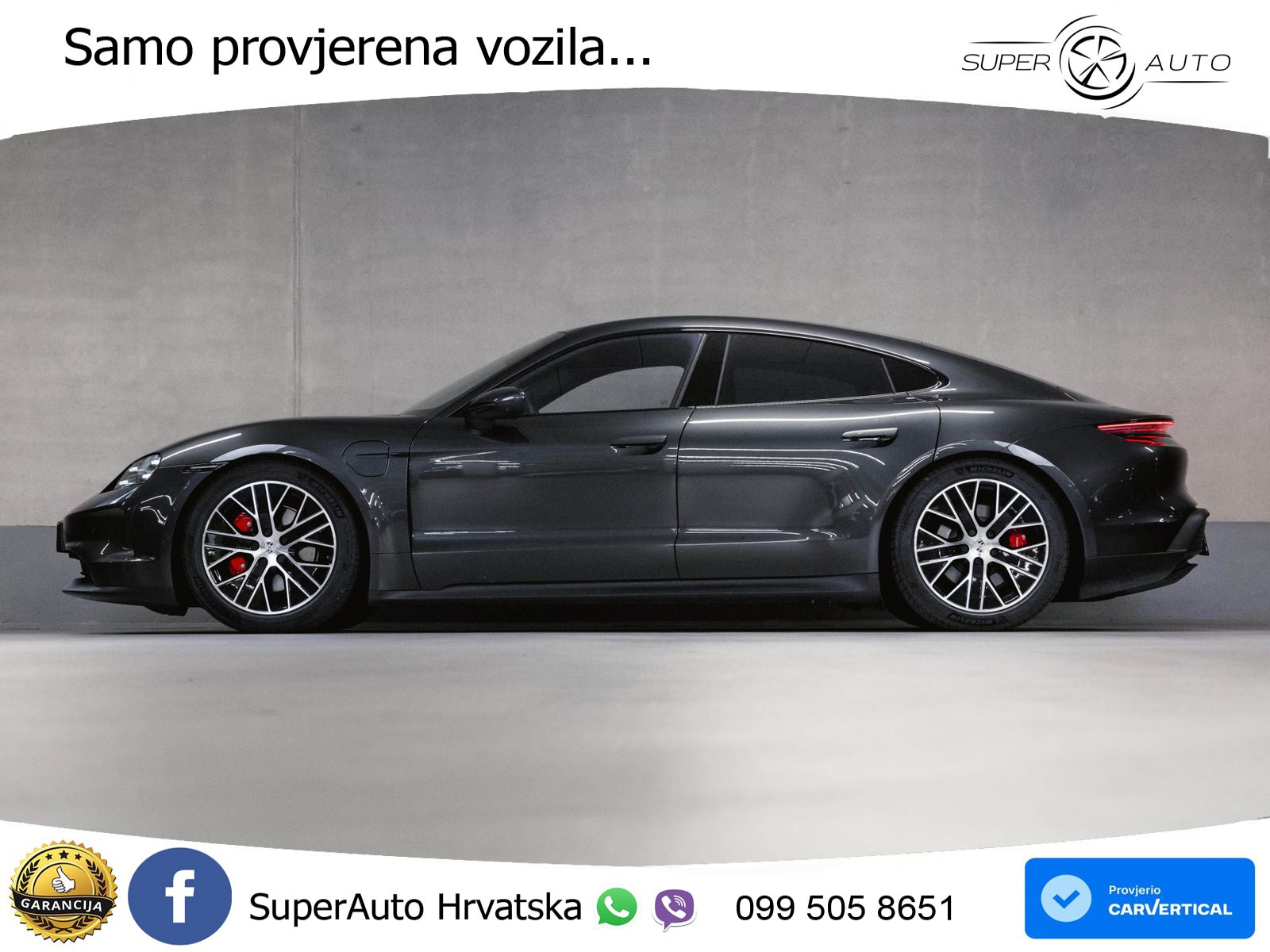 Porsche Taycan 4S 105 kWh (598 KS)