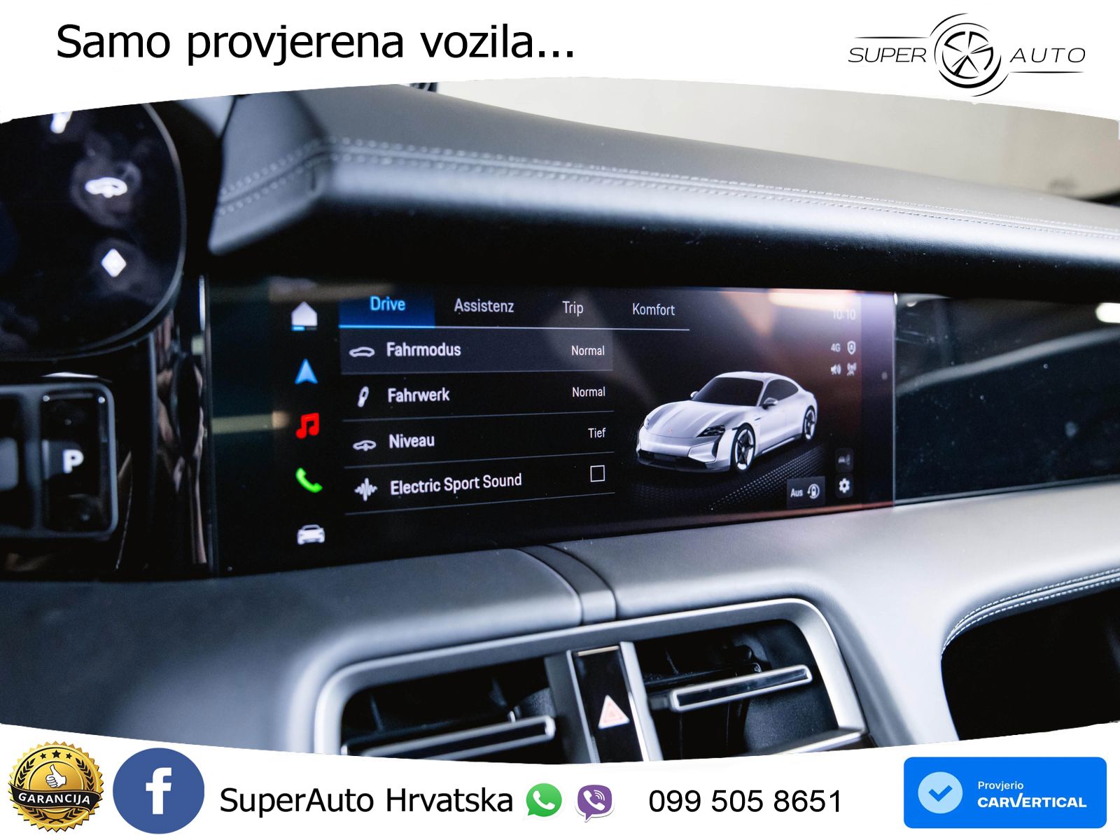 Porsche Taycan 4S 105 kWh (598 KS)