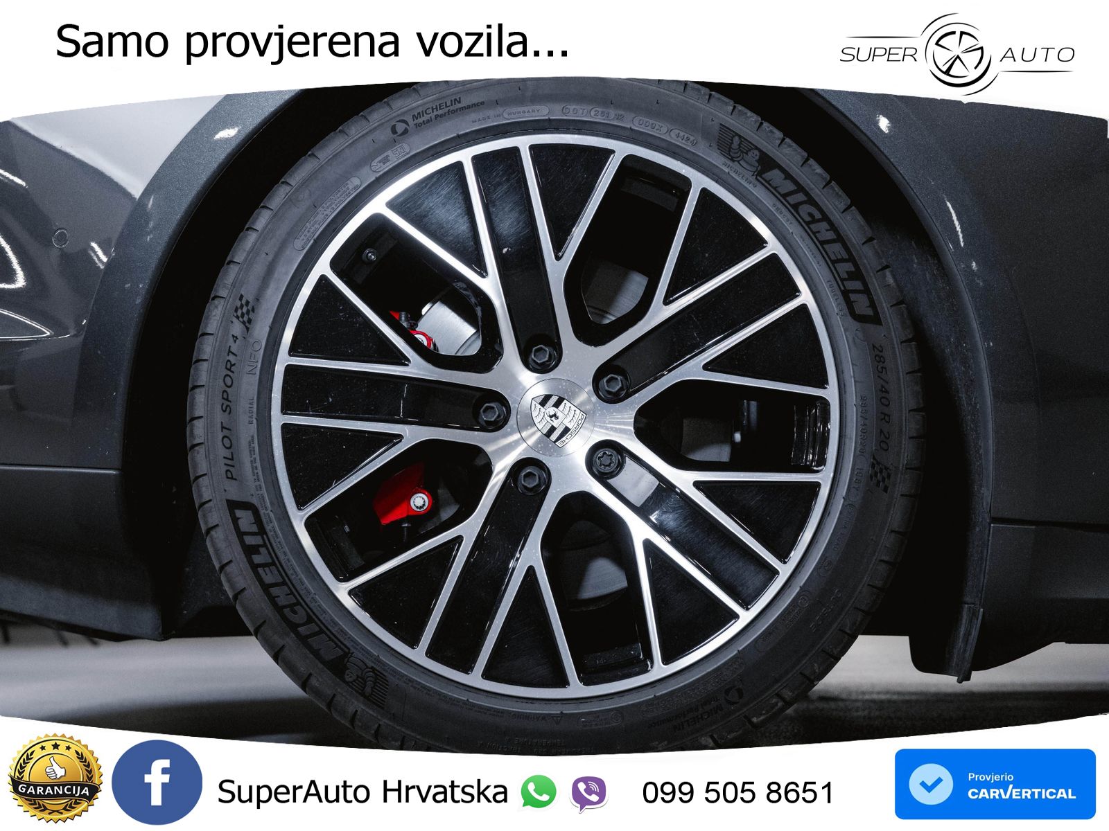 Porsche Taycan 4S 105 kWh (598 KS)