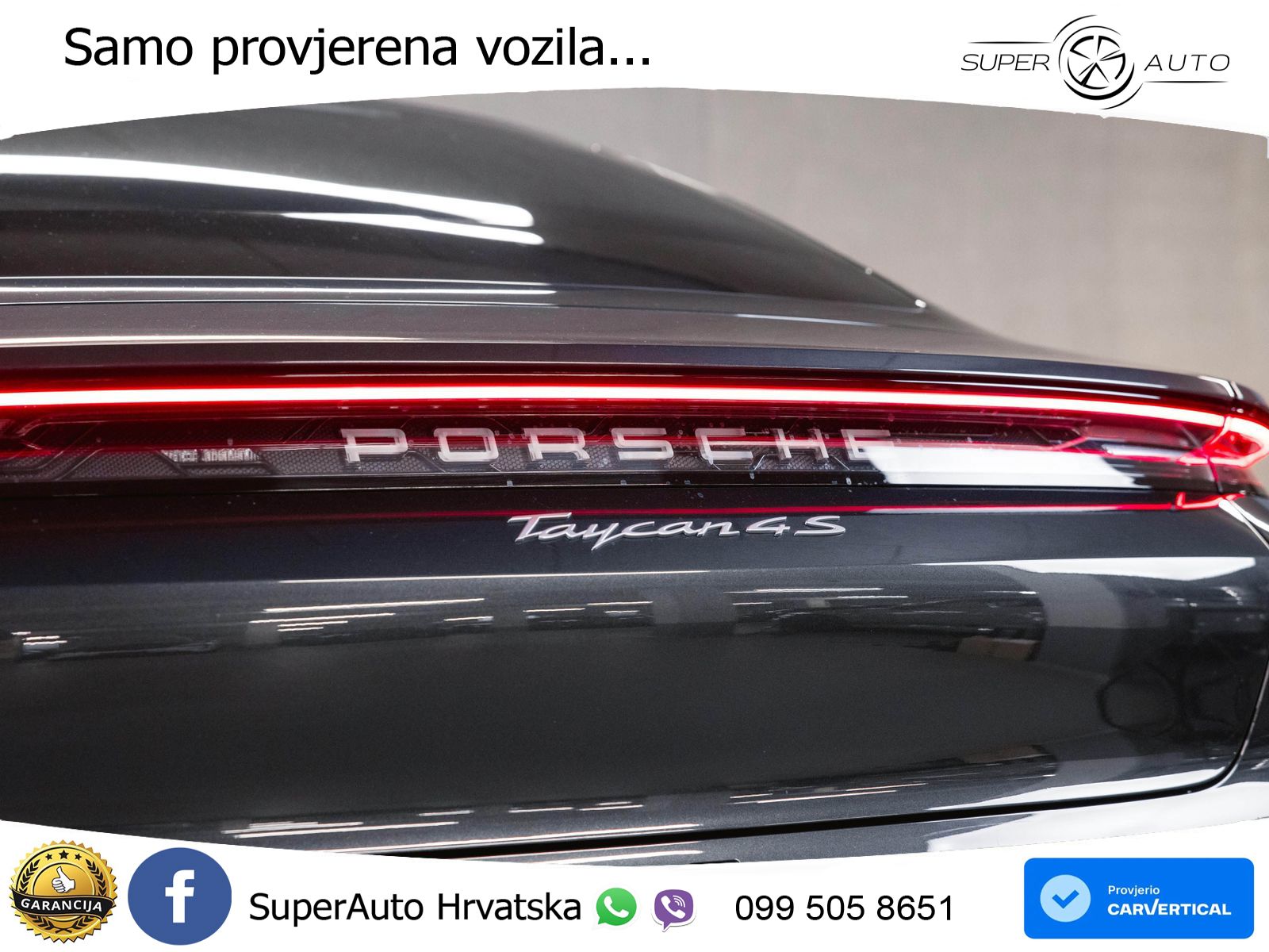 Porsche Taycan 4S 105 kWh (598 KS)