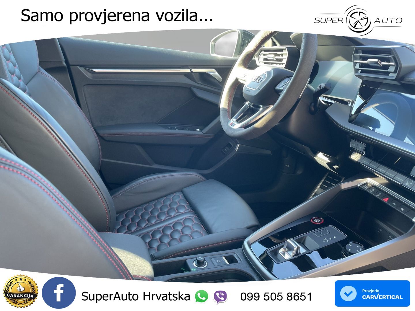 Audi RS3 Sedan 2.5 TFSI (400 KS) quattro S tronic LED+GR SJED+ACC