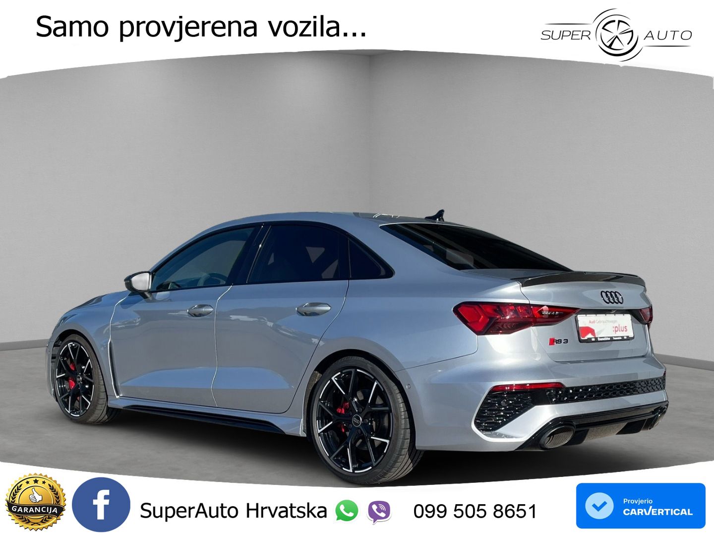 Audi RS3 Sedan 2.5 TFSI (400 KS) quattro S tronic LED+GR SJED+ACC