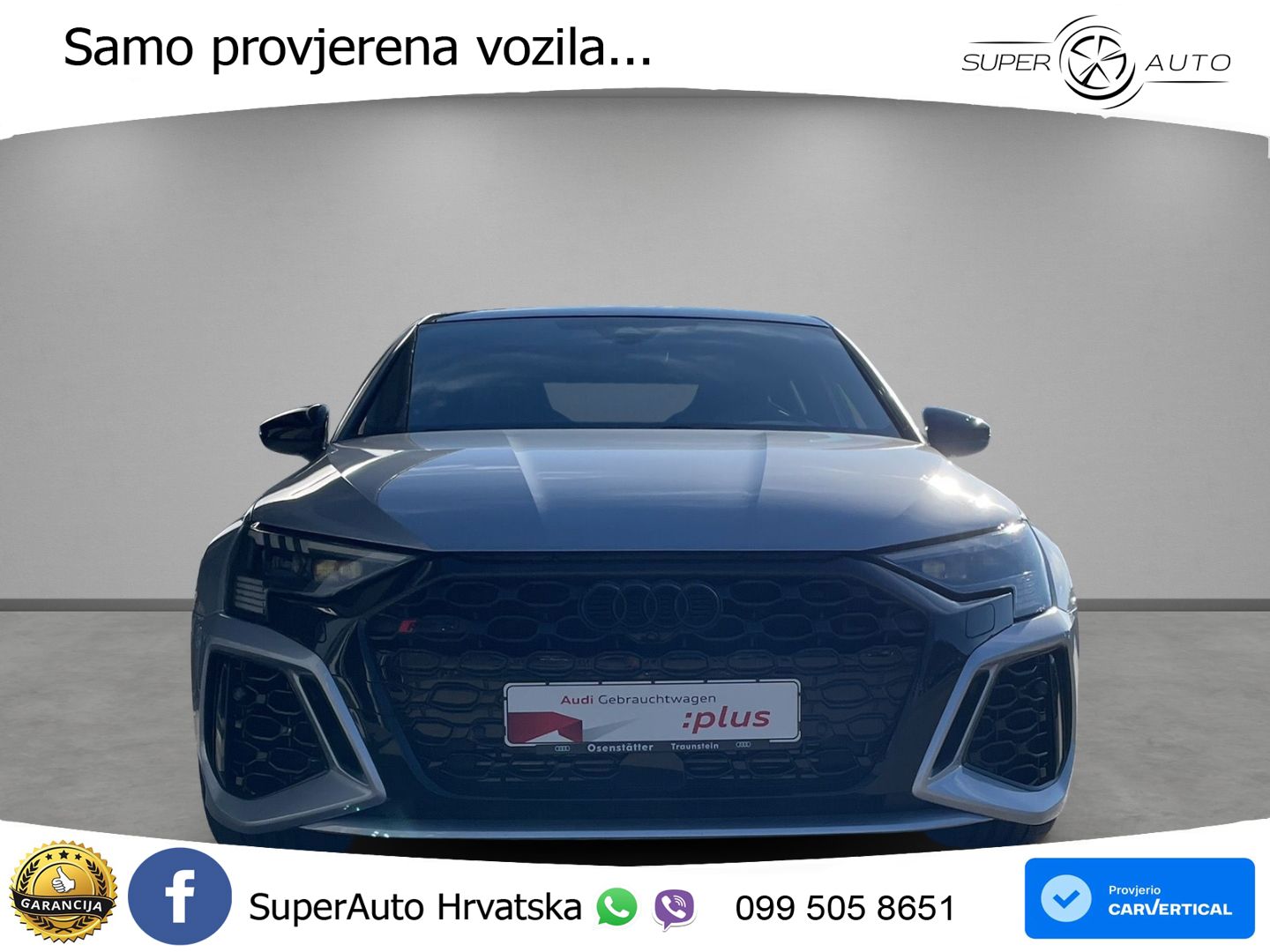 Audi RS3 Sedan 2.5 TFSI (400 KS) quattro S tronic LED+GR SJED+ACC