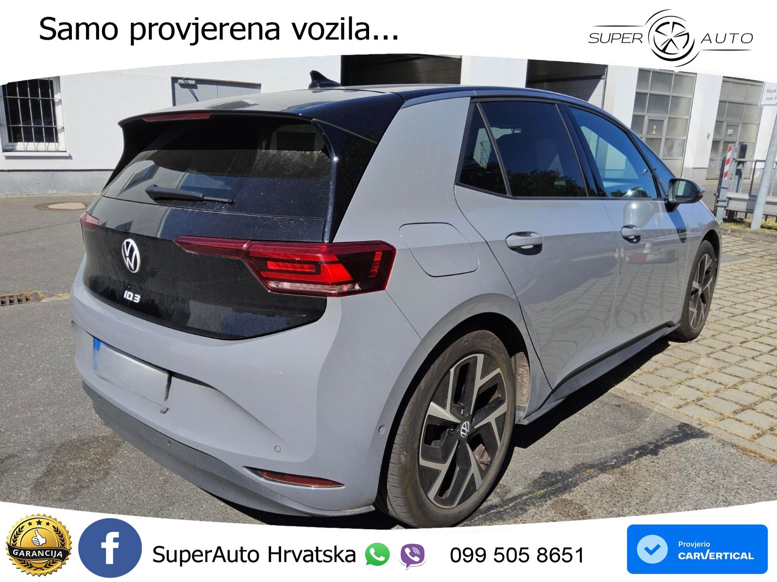 Volkswagen ID.3 Pro 62 kWh (204 KS) LED+GR SJED+ACC