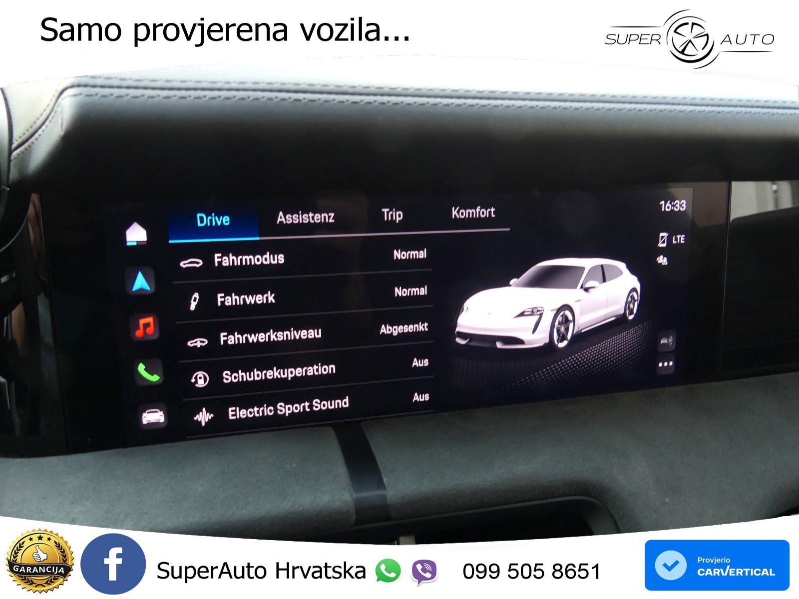 Porsche Taycan Sport Turismo GTS Performance Plus 93.4 kWh (598 KS)