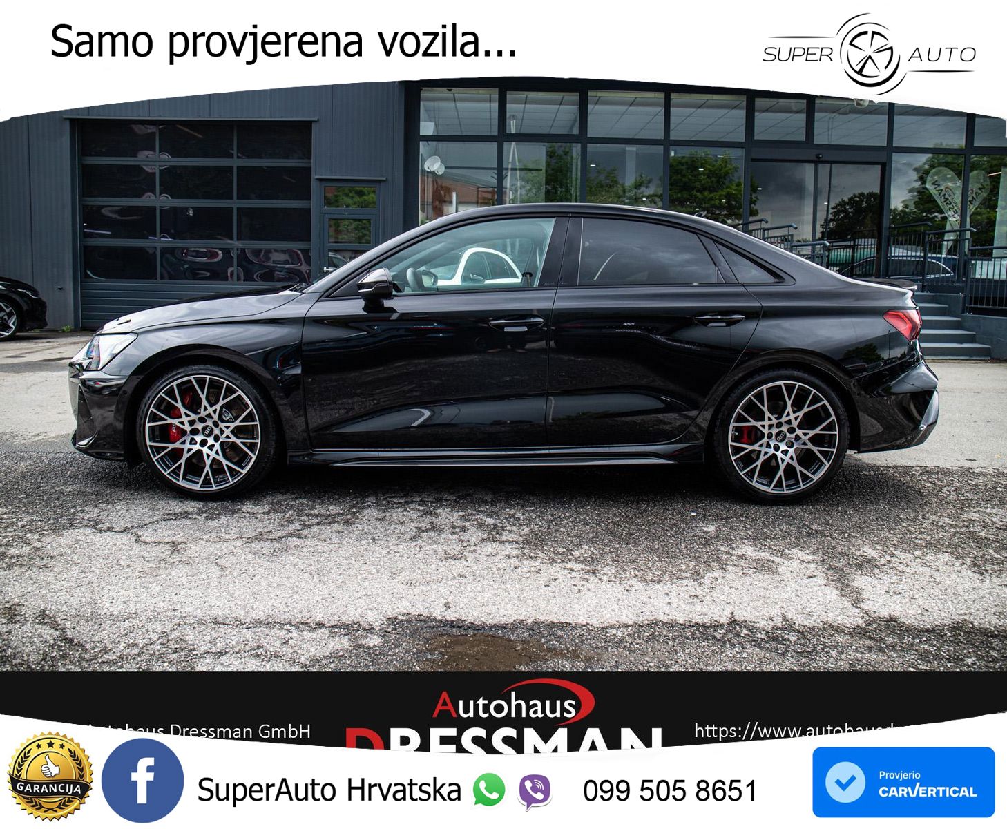 Audi RS3 Sedan 2.5 TFSI (400 KS) quattro S tronic LED+GR SJED+ACC