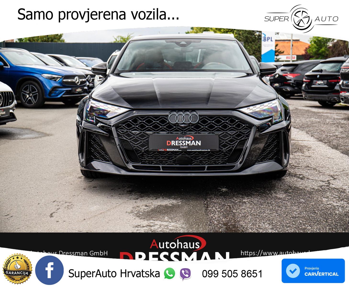 Audi RS3 Sedan 2.5 TFSI (400 KS) quattro S tronic LED+GR SJED+ACC
