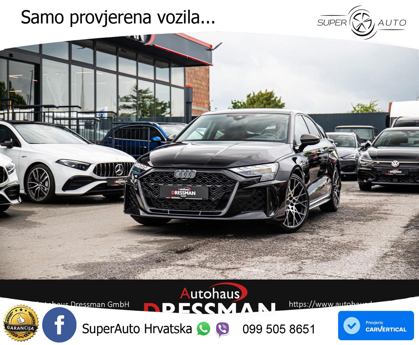 Audi RS3 Sedan 2.5 TFSI (400 KS) quattro S tronic LED+GR SJED+ACC