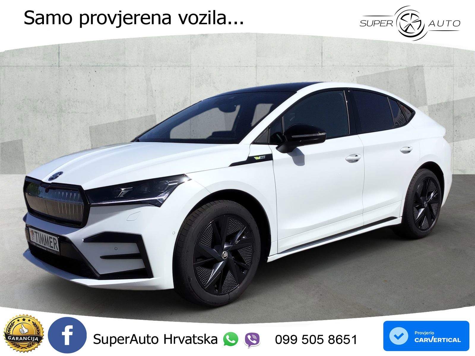Škoda Enyaq Coupe iV RS 82 kWh (340 KS) AWD LED+GR SJED+ACC