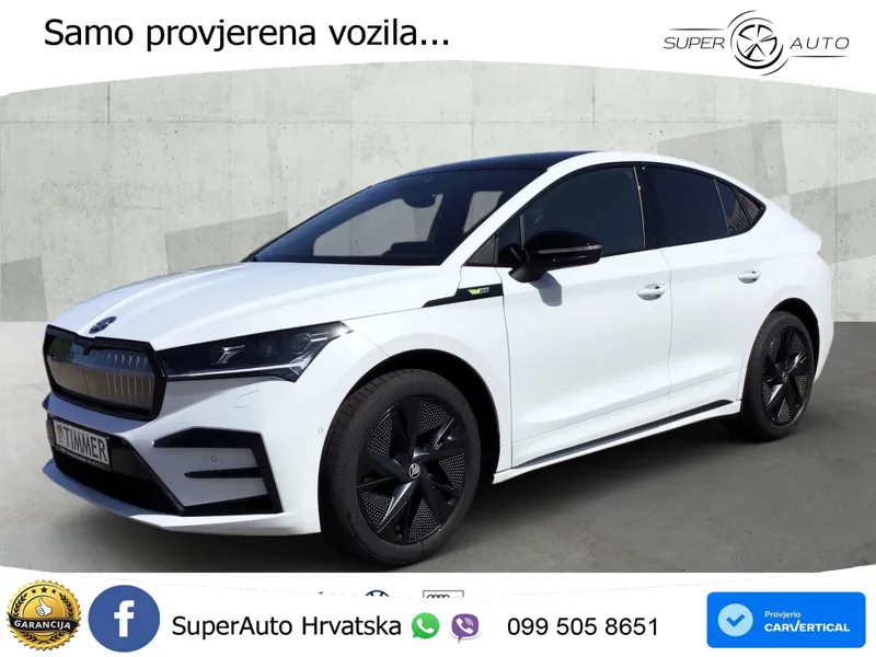 Škoda Enyaq Coupe iV RS 82 kWh (340 KS) AWD LED+GR SJED+ACC