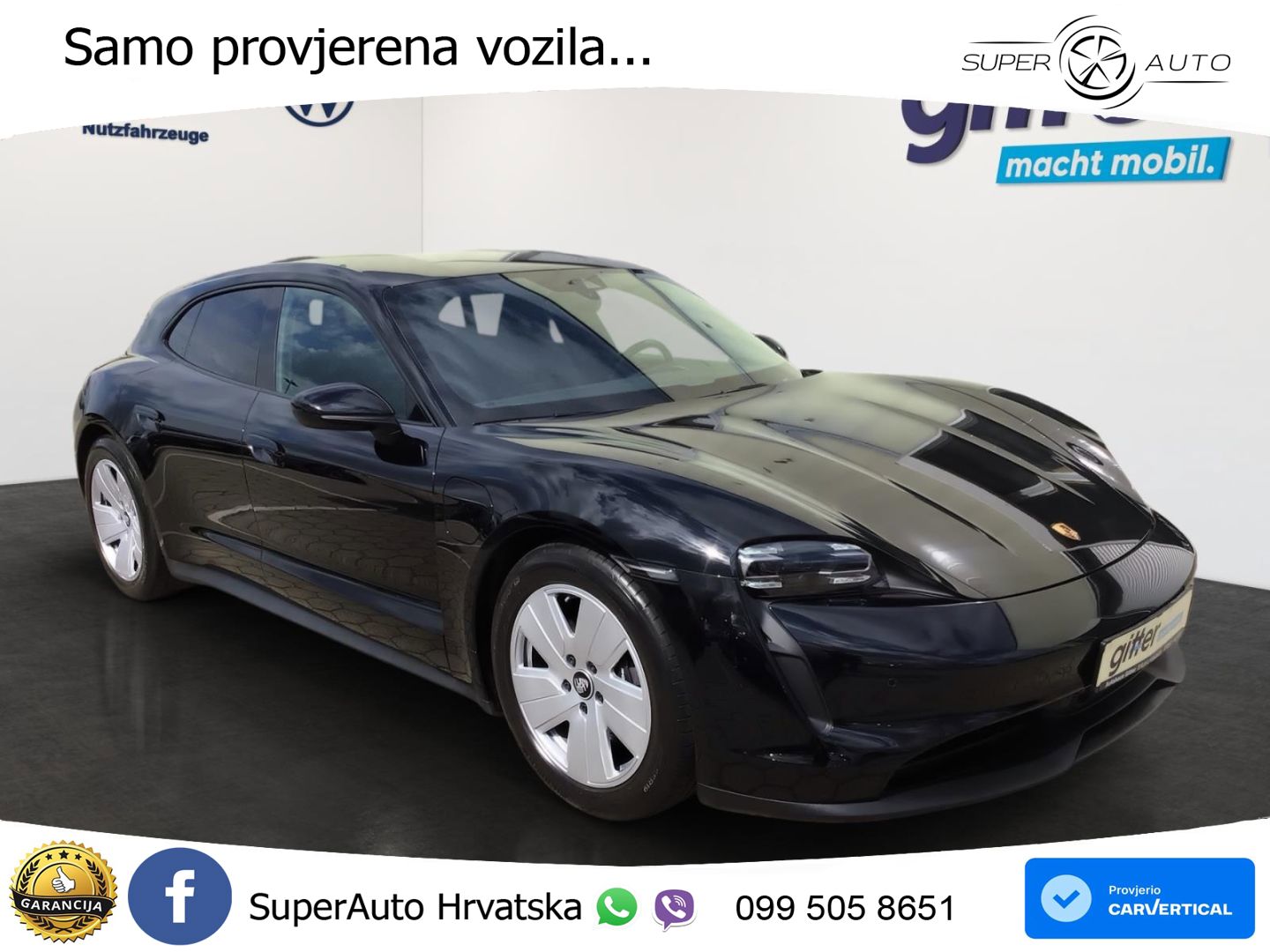 Porsche Taycan Sport Turismo Performance 79.2 kWh (408 KS)