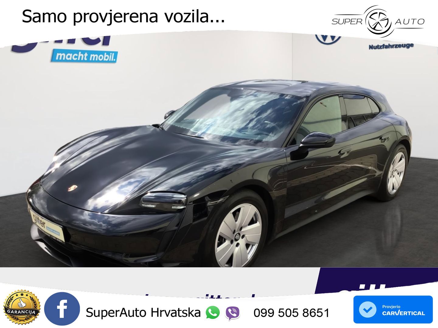 Porsche Taycan Sport Turismo Performance 79.2 kWh (408 KS)