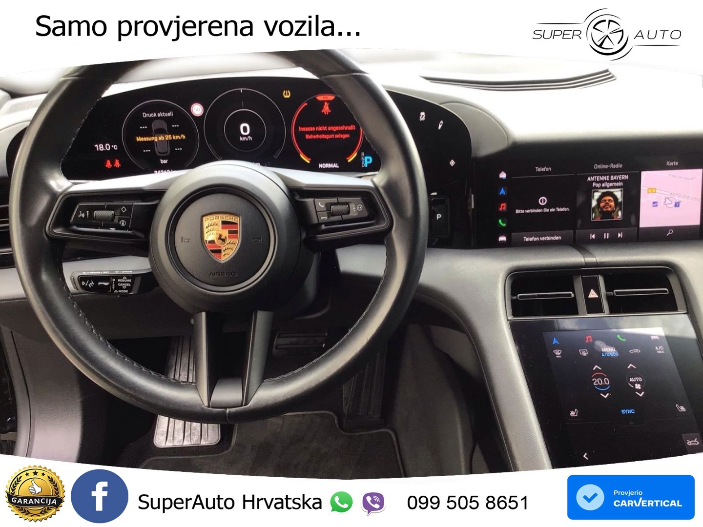 Porsche Taycan Sport Turismo Performance 79.2 kWh (408 KS)