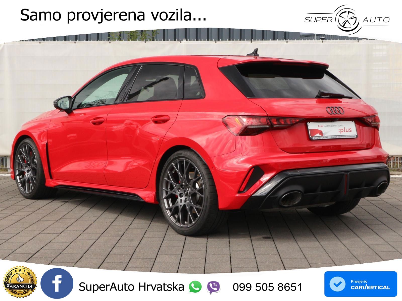 Audi RS3 Sedan 2.5 TFSI (400 KS) quattro S tronic LED+GR SJED+ACC