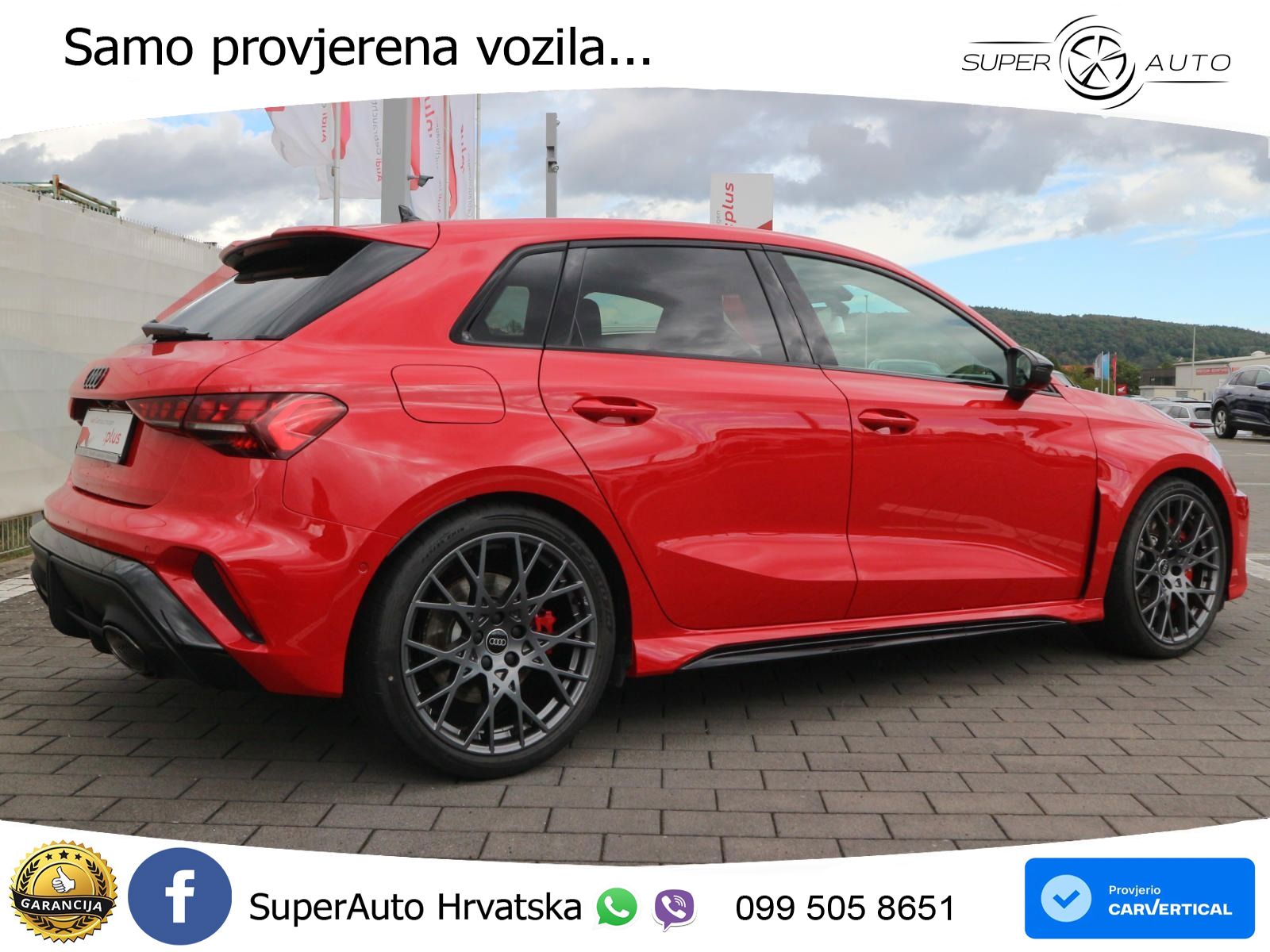 Audi RS3 Sedan 2.5 TFSI (400 KS) quattro S tronic LED+GR SJED+ACC