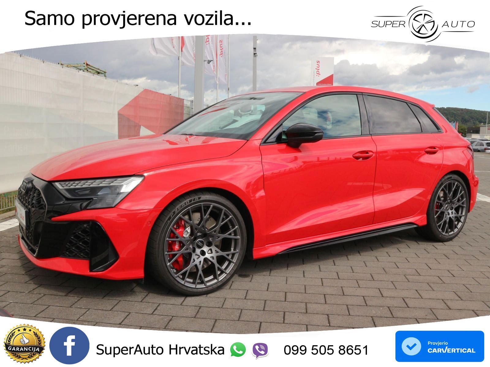 Audi RS3 Sedan 2.5 TFSI (400 KS) quattro S tronic LED+GR SJED+ACC