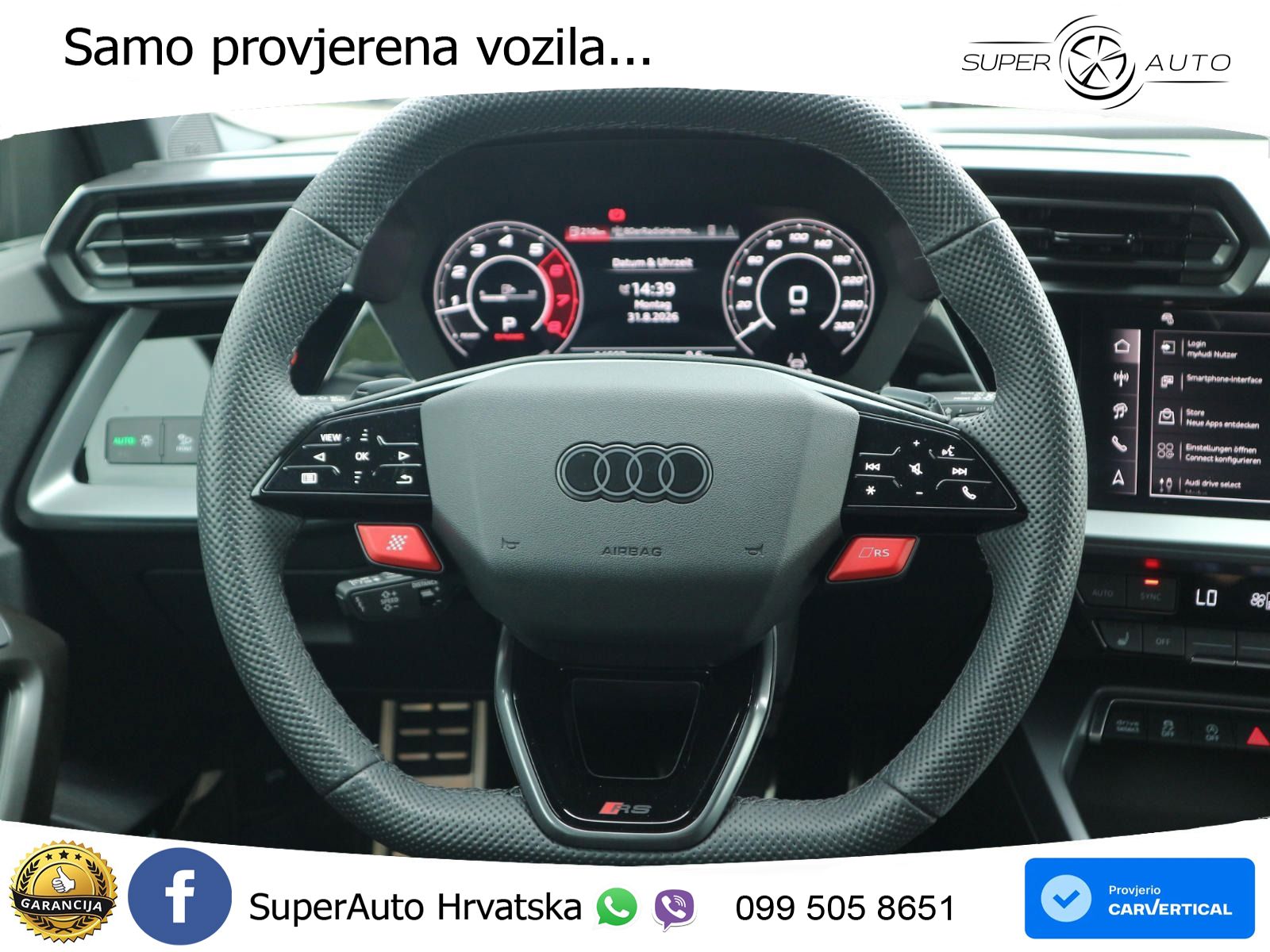 Audi RS3 Sedan 2.5 TFSI (400 KS) quattro S tronic LED+GR SJED+ACC
