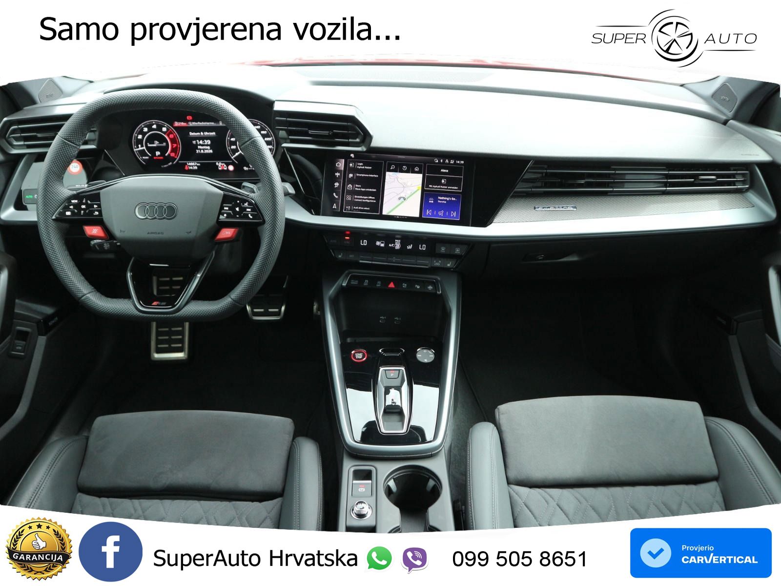 Audi RS3 Sedan 2.5 TFSI (400 KS) quattro S tronic LED+GR SJED+ACC