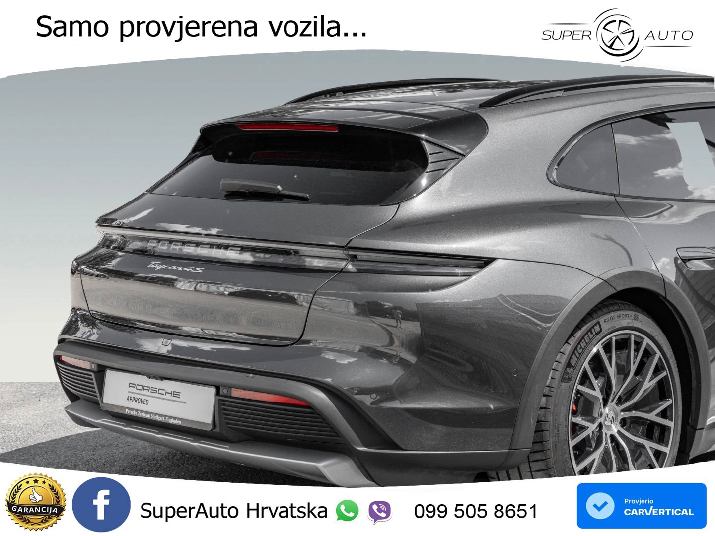 Porsche Taycan Cross Turismo 4S 105 kWh (598 KS)