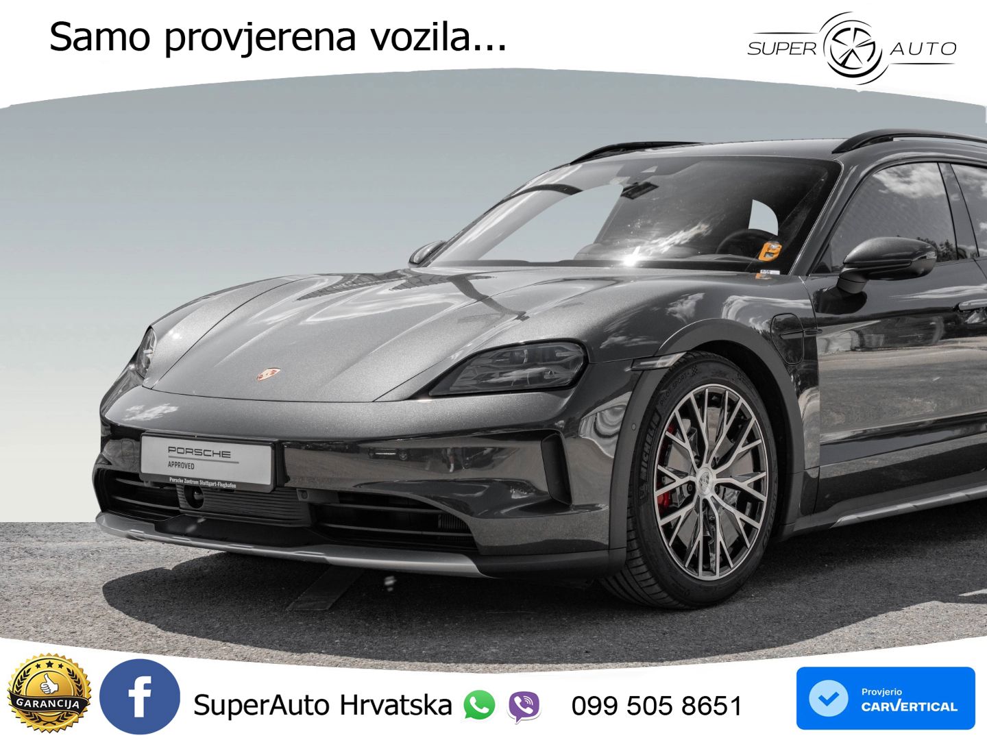 Porsche Taycan Cross Turismo 4S 105 kWh (598 KS)