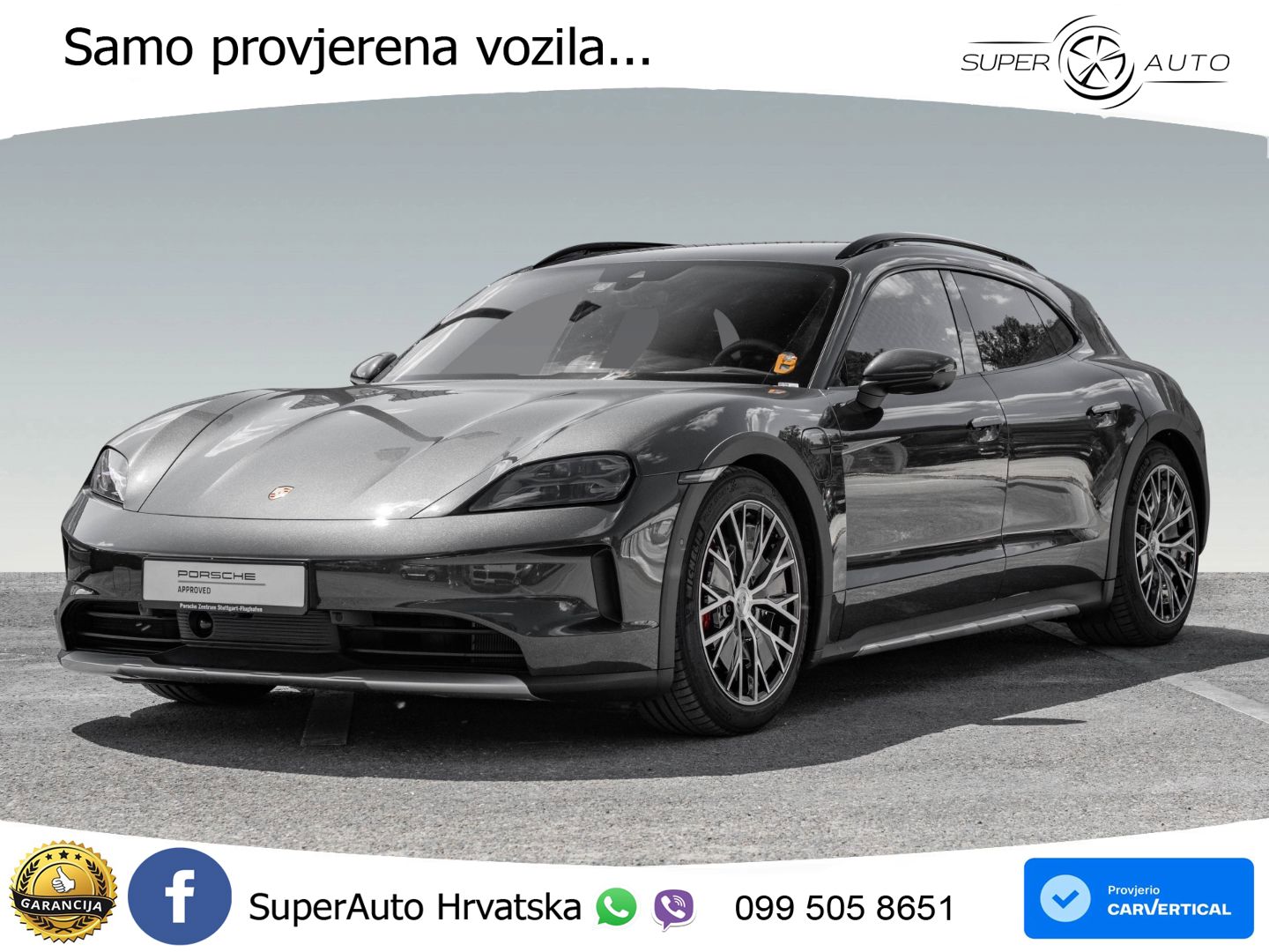 Porsche Taycan Cross Turismo 4S 105 kWh (598 KS)