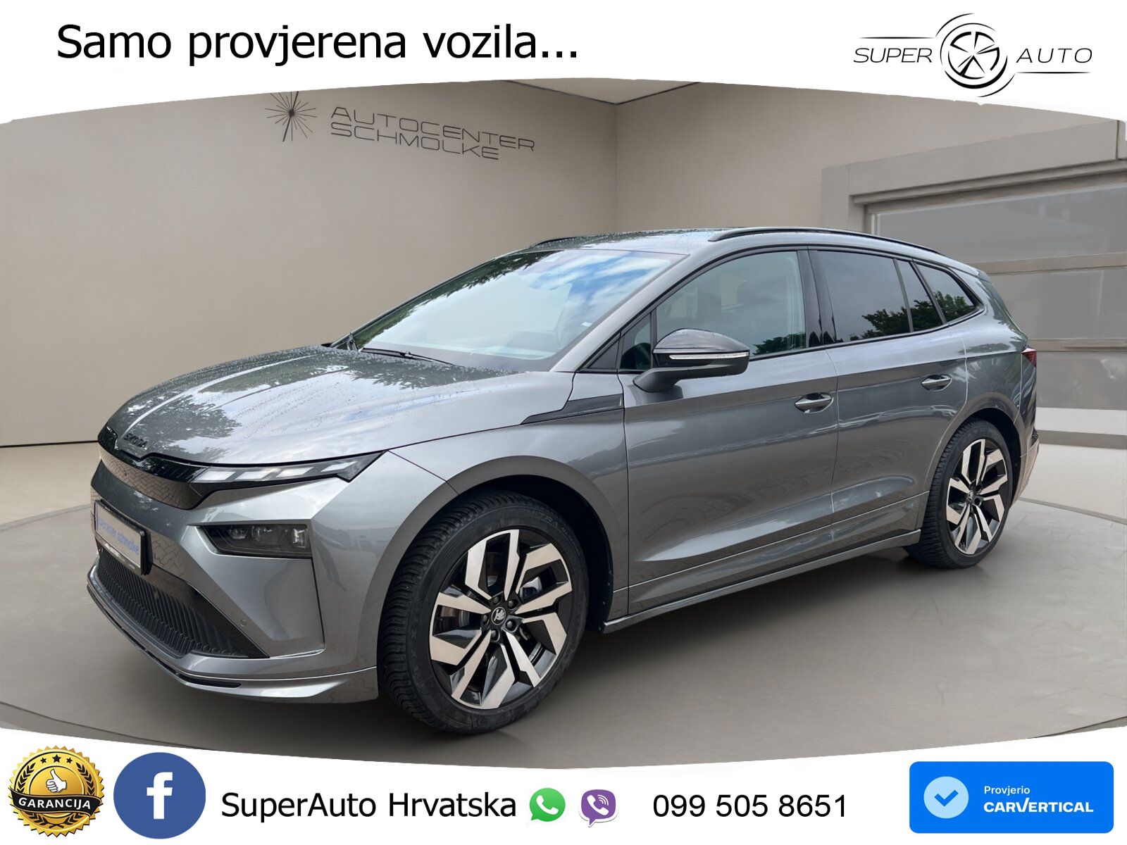 Škoda Enyaq 85 82 kWh (286 KS) SportLine LED+GR SJED+ACC