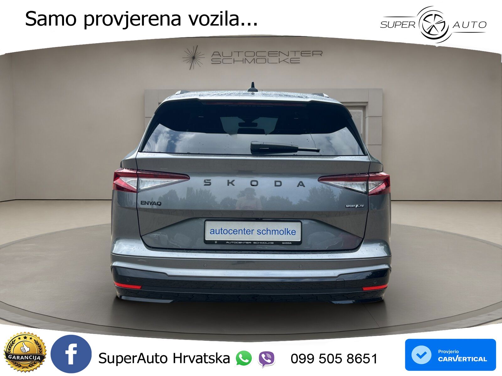 Škoda Enyaq 85 82 kWh (286 KS) SportLine LED+GR SJED+ACC