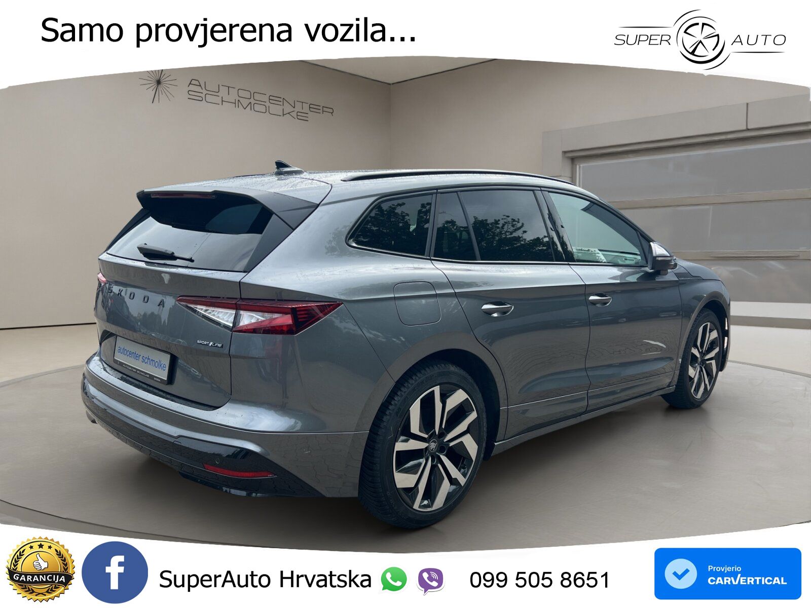 Škoda Enyaq 85 82 kWh (286 KS) SportLine LED+GR SJED+ACC