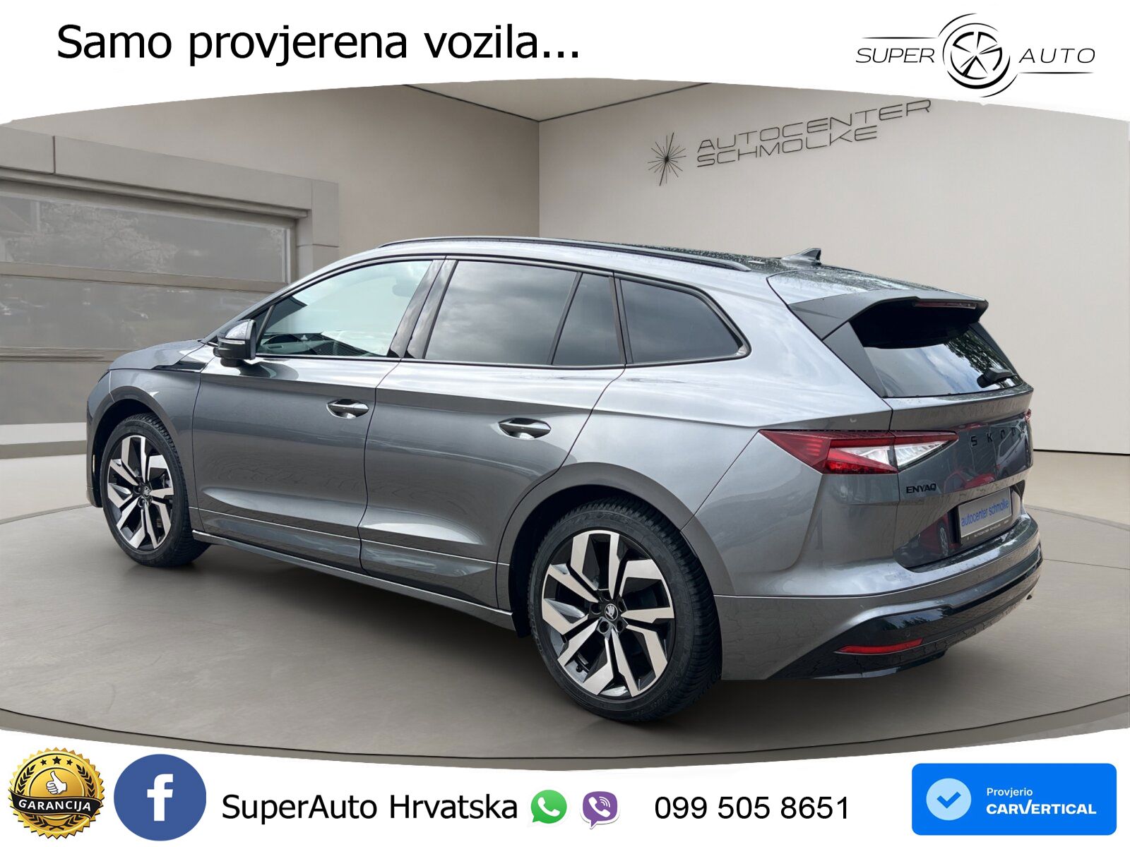 Škoda Enyaq 85 82 kWh (286 KS) SportLine LED+GR SJED+ACC