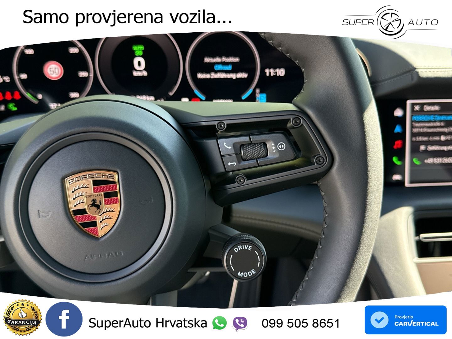 Porsche Taycan Sport Turismo 105 kWh (435 KS)