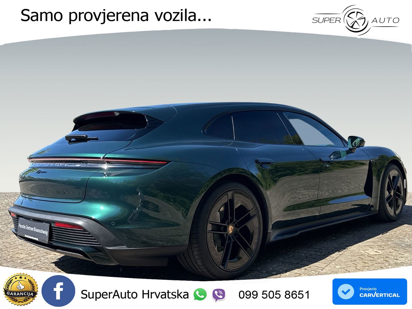 Porsche Taycan Sport Turismo 105 kWh (435 KS)