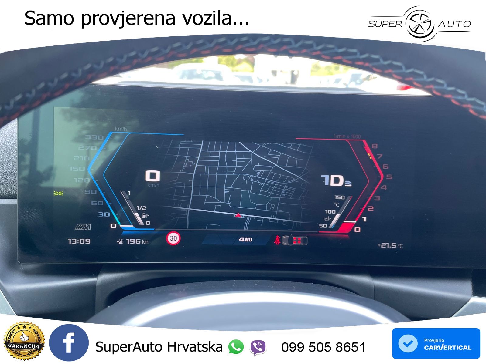 BMW M4 Competition 3.0 (510 KS) Steptronic LED+GR SJED+ACC