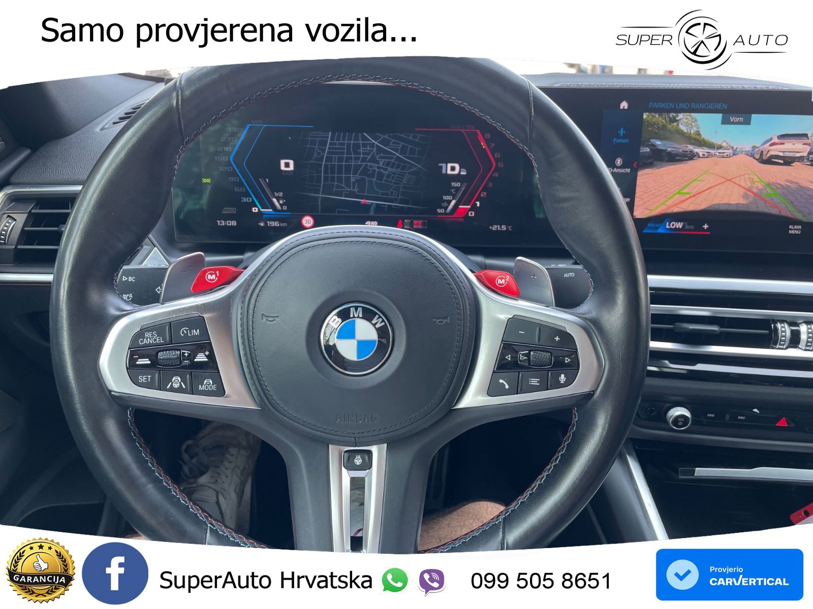 BMW M4 Competition 3.0 (510 KS) Steptronic LED+GR SJED+ACC