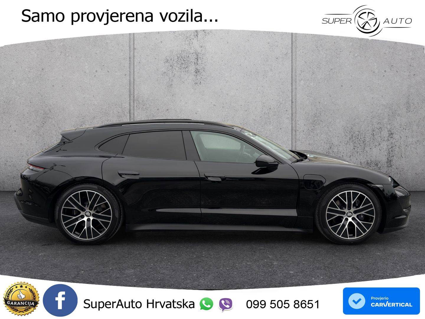 Porsche Taycan Sport Turismo Performance Plus 93.4 kWh (476 KS)