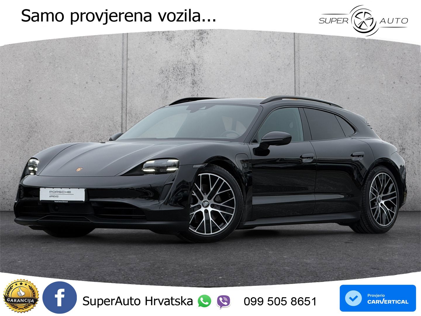 Porsche Taycan Sport Turismo Performance Plus 93.4 kWh (476 KS)