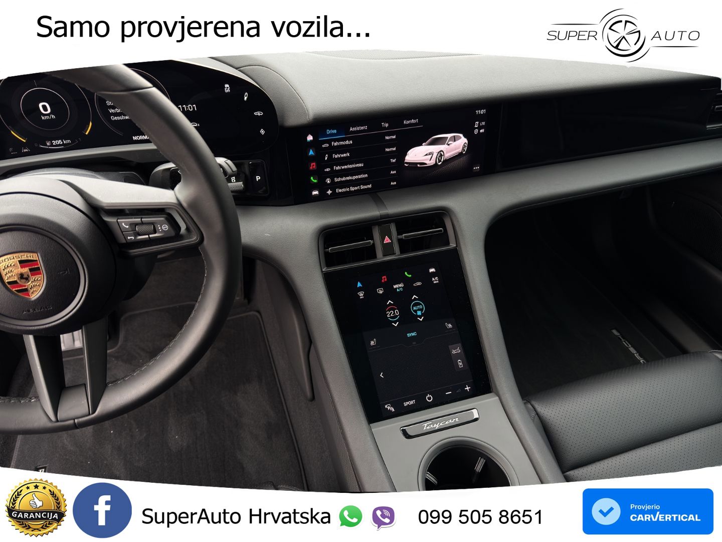 Porsche Taycan Sport Turismo Performance Plus 93.4 kWh (476 KS)