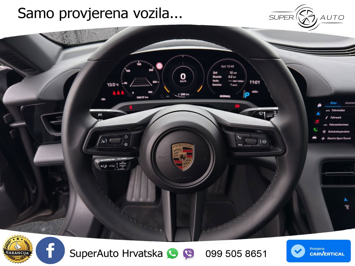 Porsche Taycan Sport Turismo Performance Plus 93.4 kWh (476 KS)