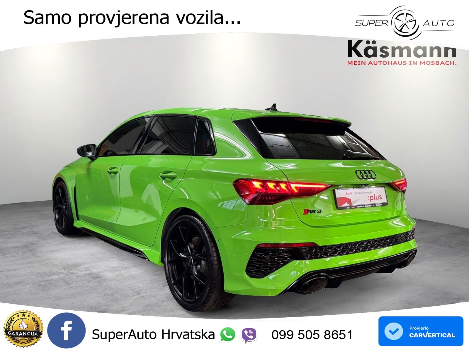 Audi RS3 Sedan 2.5 TFSI (400 KS) quattro S tronic