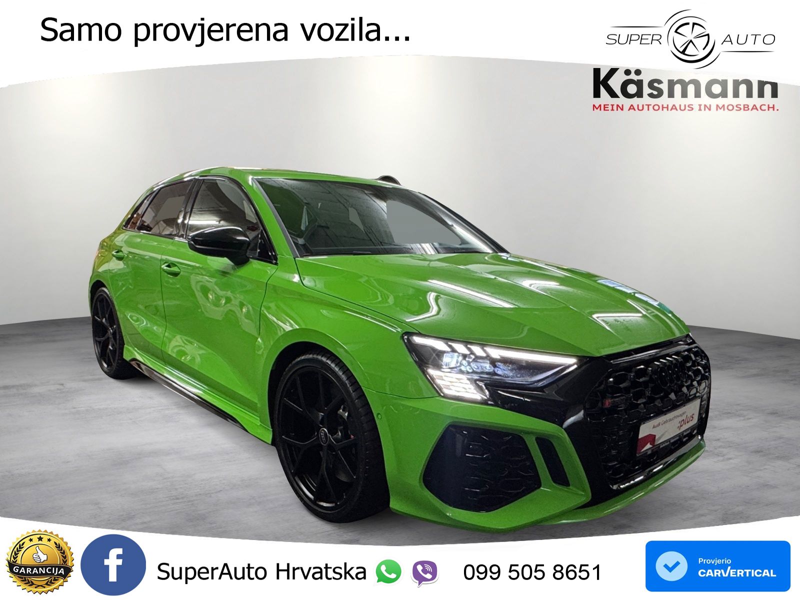 Audi RS3 Sedan 2.5 TFSI (400 KS) quattro S tronic