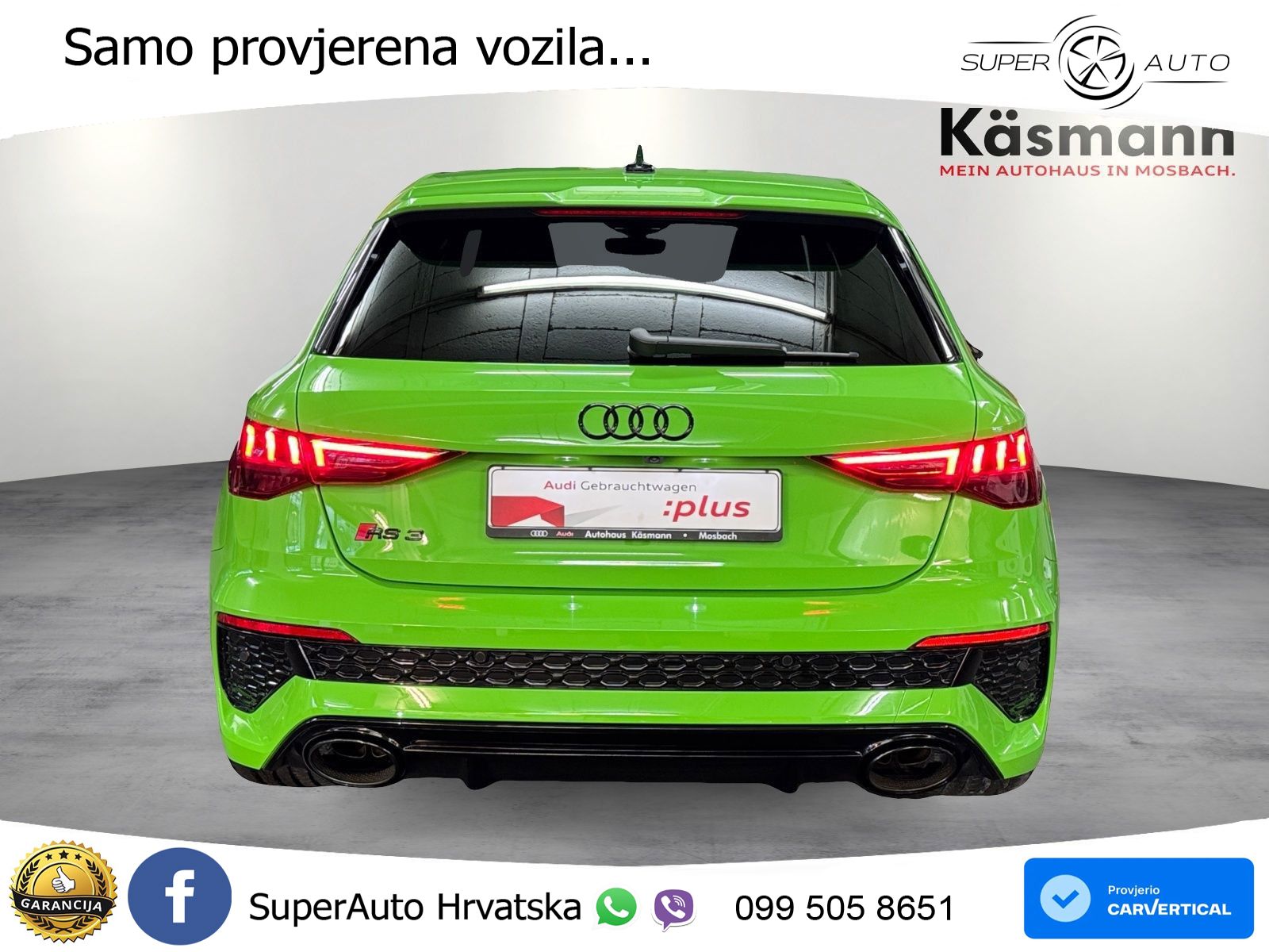 Audi RS3 Sedan 2.5 TFSI (400 KS) quattro S tronic