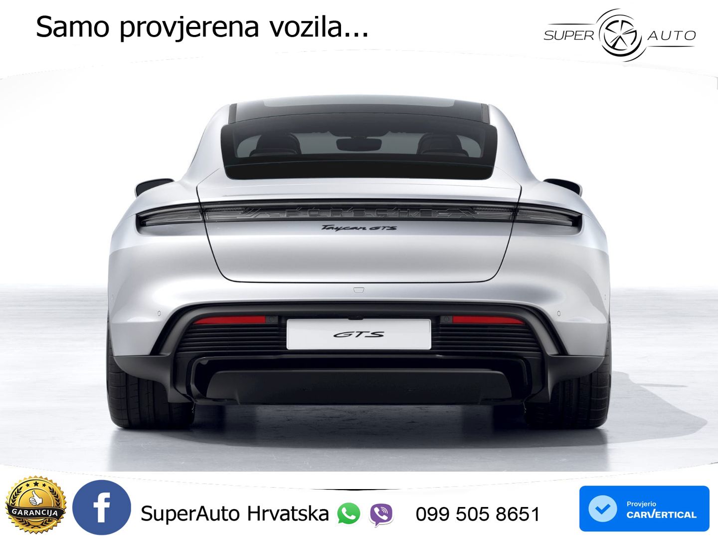 Porsche Taycan GTS Performance Plus 93.4 kWh (598 KS)