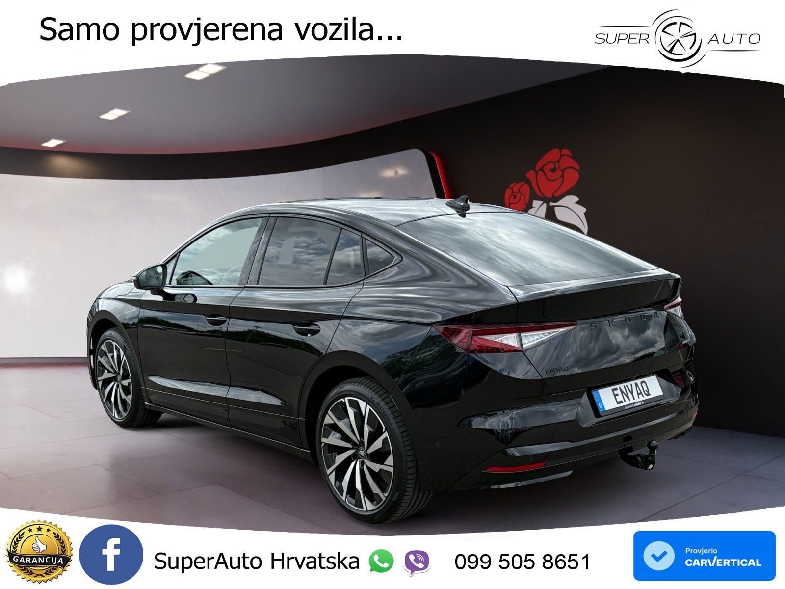 Škoda Enyaq Coupe iV 85 82 kWh (286 KS) SportLine LED+GR SJED+ACC