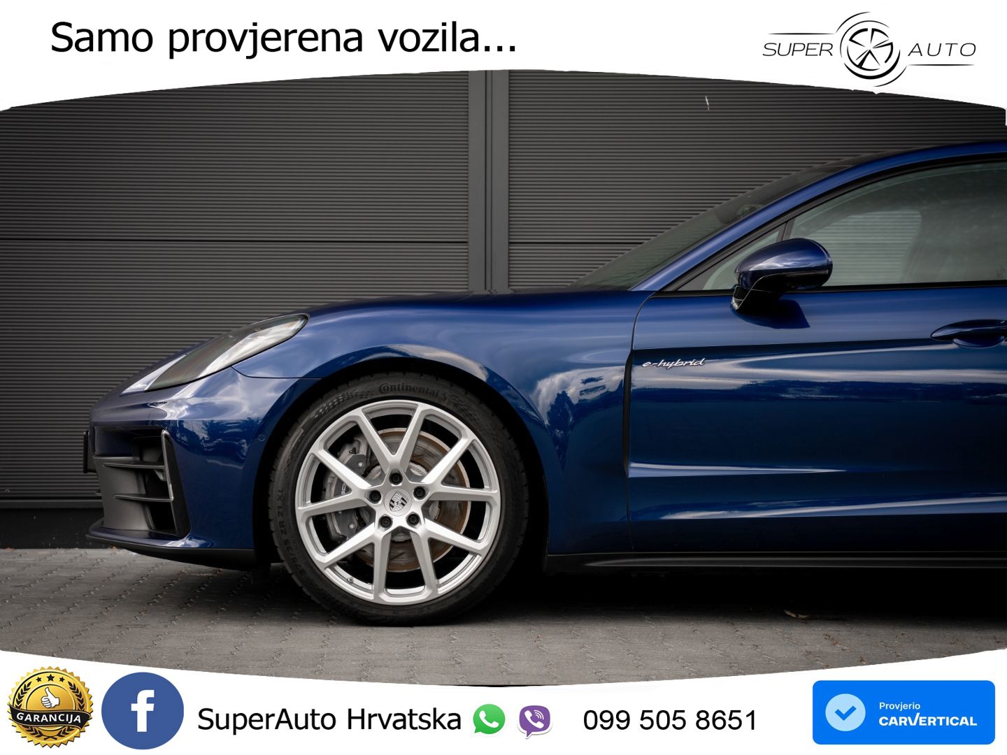 Porsche Panamera 4 2.9 V6 (470 KS) E-Hybrid PDK ACC+HEAD+4xGR SJED+360+PANO