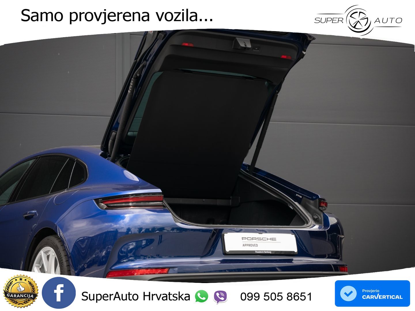 Porsche Panamera 4 2.9 V6 (470 KS) E-Hybrid PDK ACC+HEAD+4xGR SJED+360+PANO