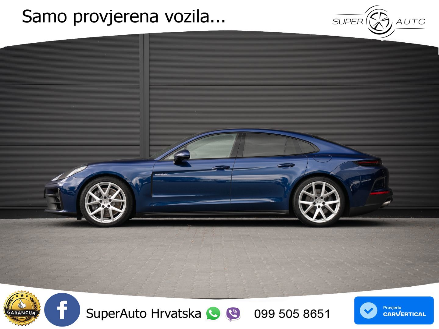 Porsche Panamera 4 2.9 V6 (470 KS) E-Hybrid PDK ACC+HEAD+4xGR SJED+360+PANO