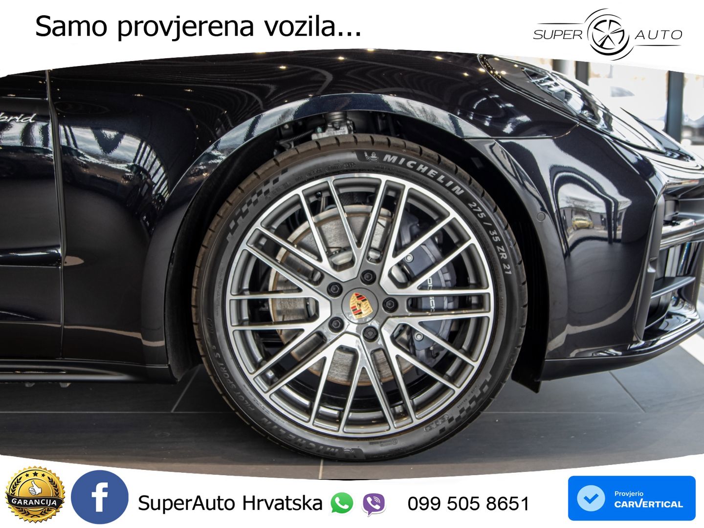 Porsche Panamera 4 2.9 V6 (470 KS) E-Hybrid PDK ACC+HEAD+4xGR SJED+360+PANO