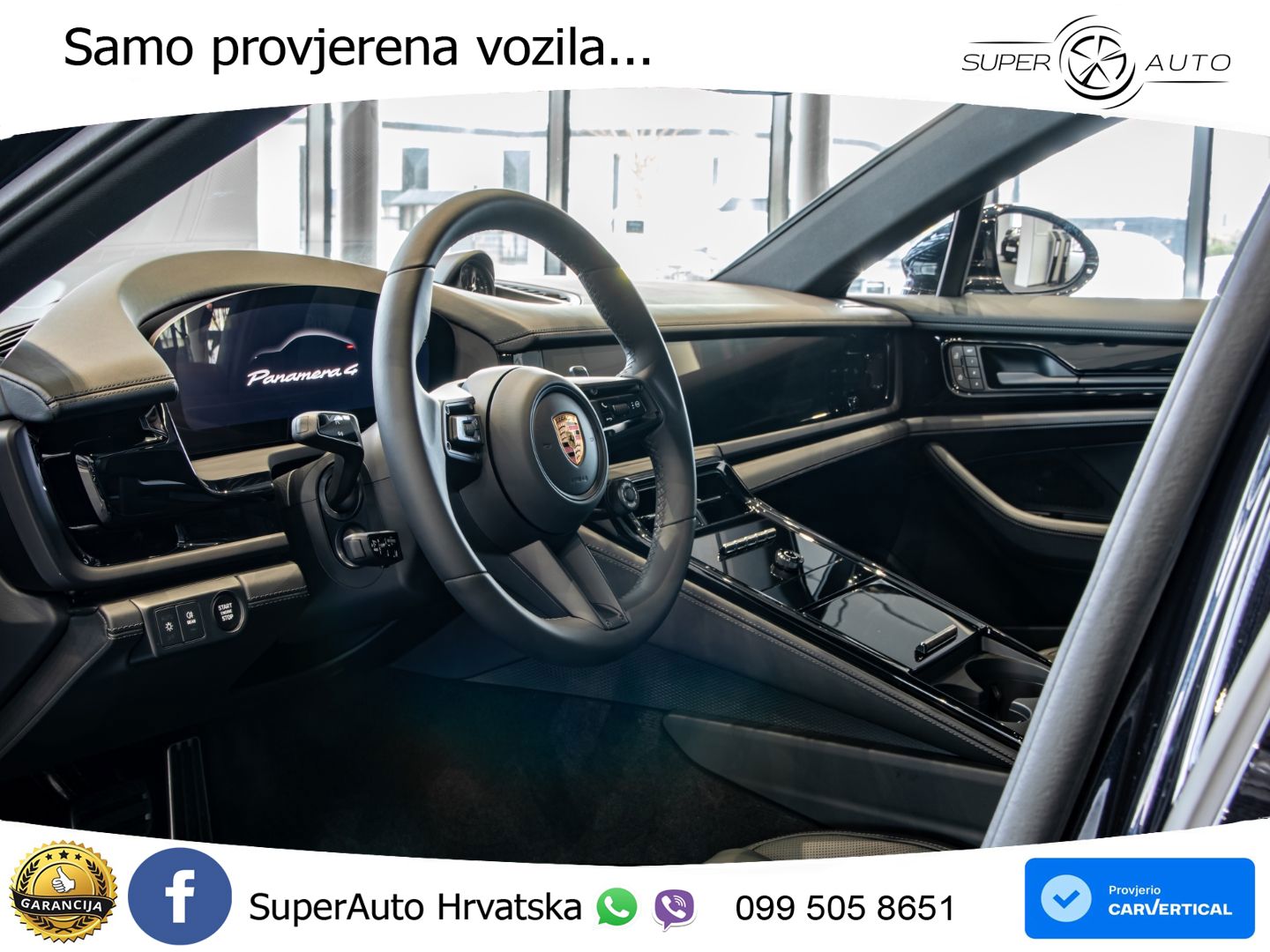 Porsche Panamera 4 2.9 V6 (470 KS) E-Hybrid PDK ACC+HEAD+4xGR SJED+360+PANO